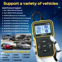 OBD2 Scanner Diagnostic Tool,Auto Check Engine Code Reader with Reset, Enhanced OBDII/EOBD Car Scan Tools - Image 6