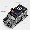Voice Transport Vehicle Car Cash Money Storage Tank, Police Car Automatic Password ATM Machine Piggy Bank, Birthday Gift 4