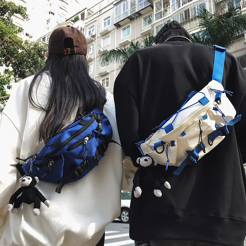 2024 Techwear Style Punk Hip Hop Single Shoulder Crossbody Bag Men