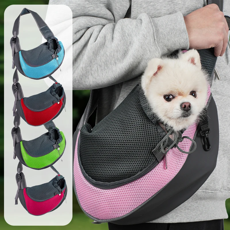 Reflective Breathable Mesh Pet Bag Portable Cat Puppy Crossbody Shoulder Bag Travel Safe and Comfortable for Outgoing Pets Reflective Breathable Mesh Pet Bag Portable Cat Puppy Crossbody Shoulder Bag Travel Safe and Comfortable for Outgoing Pets