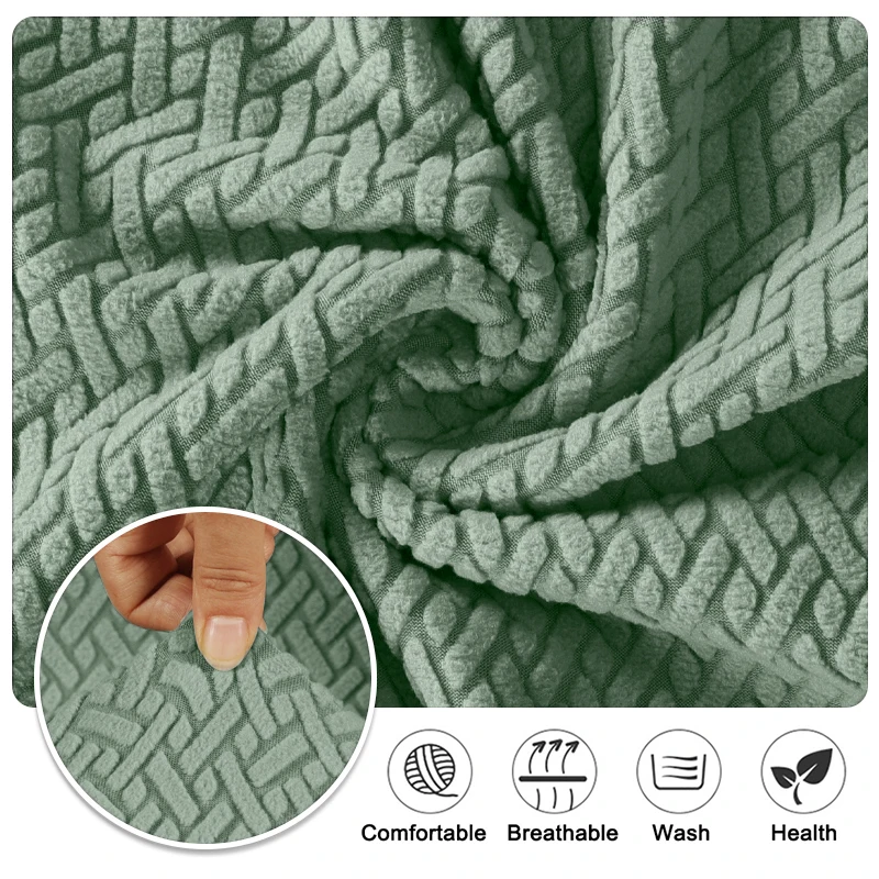 Jacquard Thick Elastic Sofa Cover Slipcovers For Living Room Stretch Armchair Corner Couch Cover 1/2/3/4/5 Seater L Shaped 4