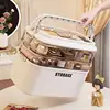 Makeup Organizer With Lid Portable Cosmetics Storage Box Jewelry and Hair Accessories Spacious Nail Storage Box Medicine Box 4