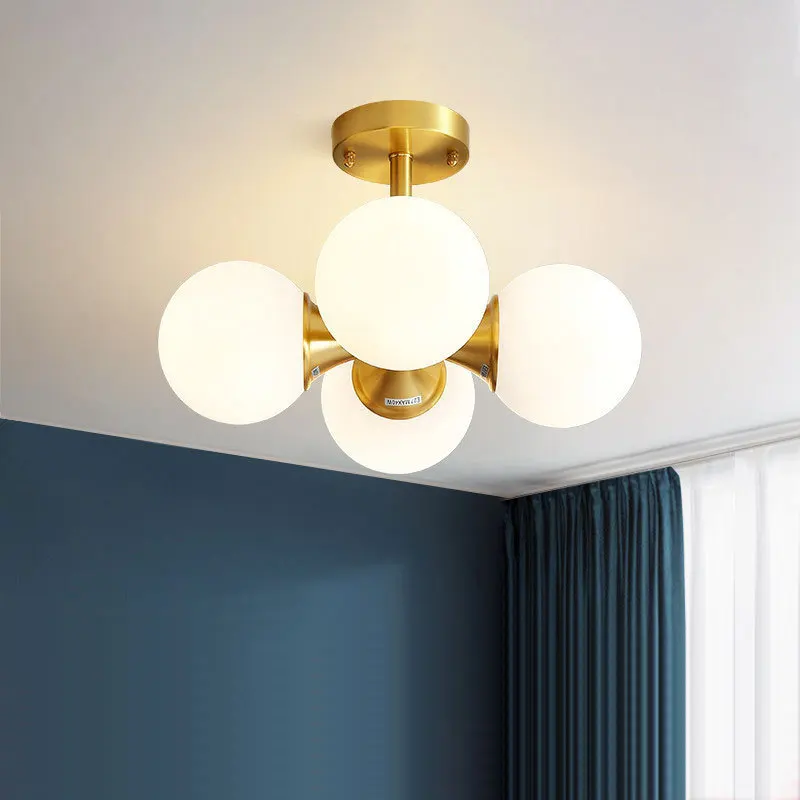 

Оригинальные светодиодные потолочные лампы в скандинавском стиле со стеклянными шариками