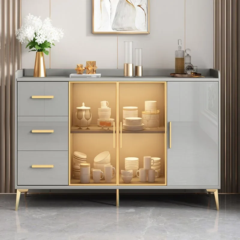 Sideboard Storage Locker Kitchen Sets Side Table Coffee Corner Cupboard & Organization Space Saver Dining Room Luxury Furniture