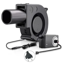 Portable Adjustable BBQ Fan Blower with Speed Controller for Outdoor Cooking and Heating (EU)