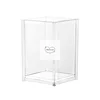 Make Up Organizer Plastic Makeup Brush Pot Storage Acrylic For Cosmetics Holder Desk Cosmetic Storage Container 5