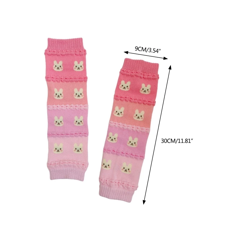 Cartoon Bunny Gloves Long Sleeve Mitten Oversleeve Women Fashion Sun Block Keep Warm Cuff Touchscreen Cycling Gloves