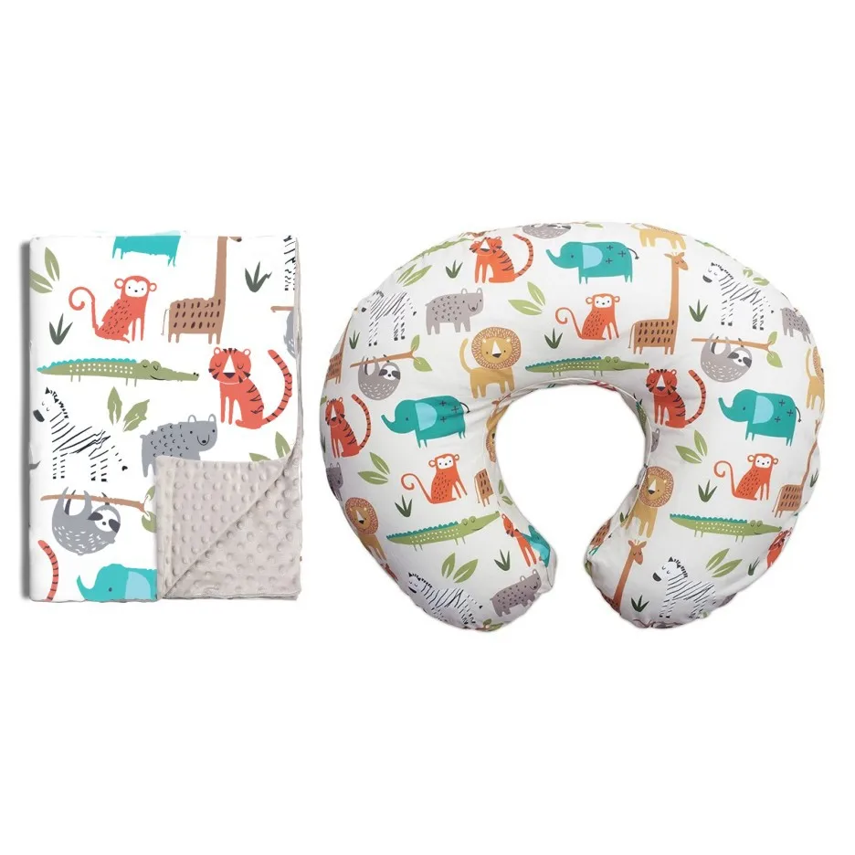 2PCS/set Nursing Pillow Cover Newborn Feeding Pillow Cases Baby Blanket Cotton Pillows Maternity Cushion Pillows Case Bebe Quilt