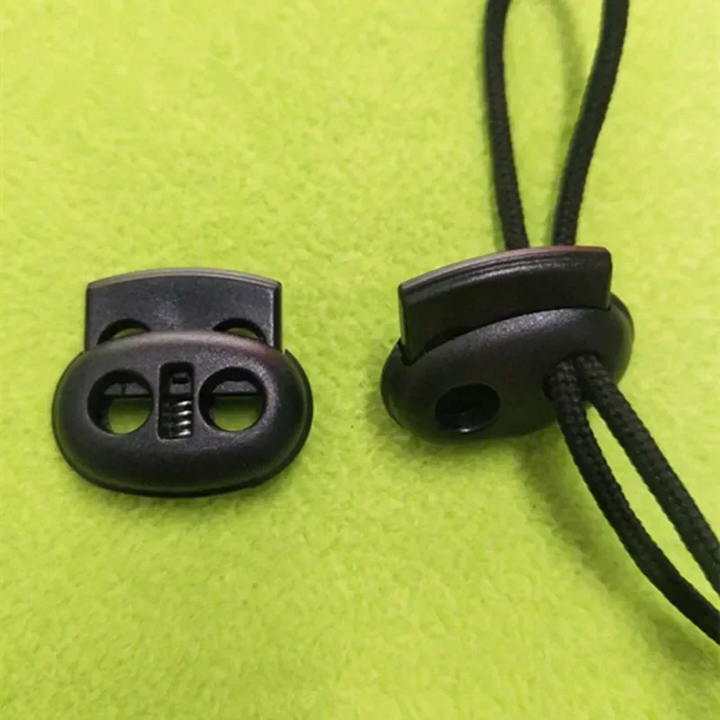 

3/30Pcs Hole Spring Cord Locks Plastic Toggle Stopper Sliders Adjuster Fastener Clip for DIY Bungee Rope Drawstring Shoelace