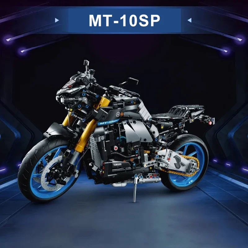 42159 MT-10 SP Yamahas Racing Motorcycle Building Blocks Kit Model Speed Motorbike Bricks Toys Gifts for Kids