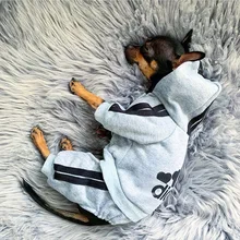 

Adidog Dog Clothes Hoodie Four Leg Pet Sweater Sweatshirt Small and Medium French Bulldog Schnauzer Warm Clothing Puppy Clothes