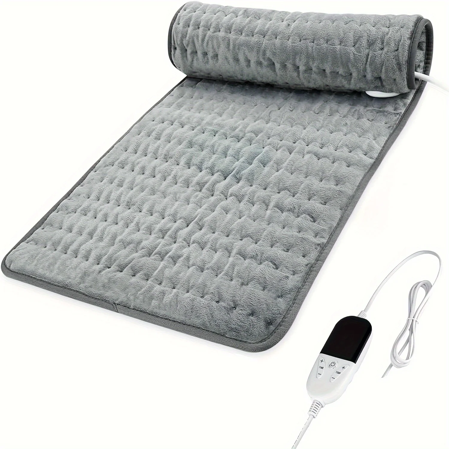 16x30inch Extra-Large Heating Pad Rapid Heat Up 6-Speed Adjustable Temperature 4-Speed Timer Control electric heating pad