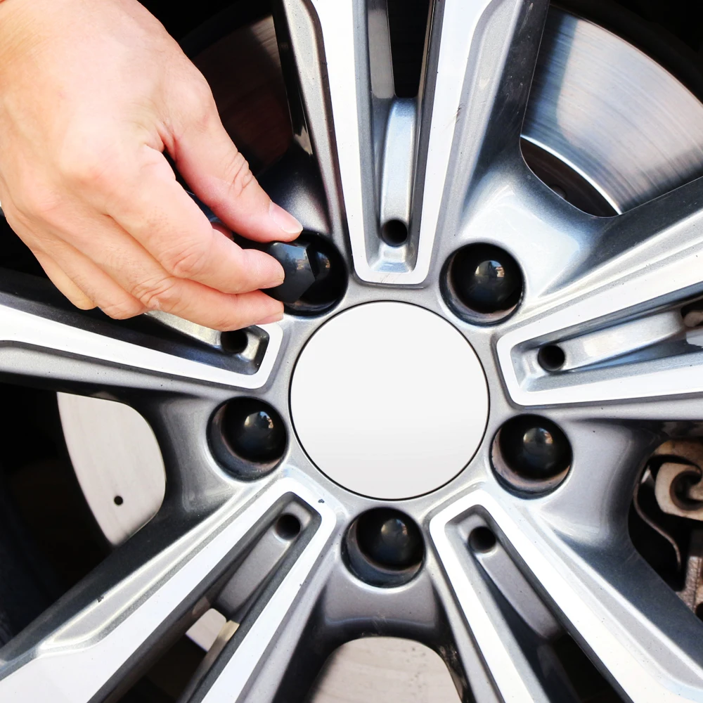 AUTCOAT Car Wheel Nut Protection Covers - Anti-Rust Hub Screw Caps
