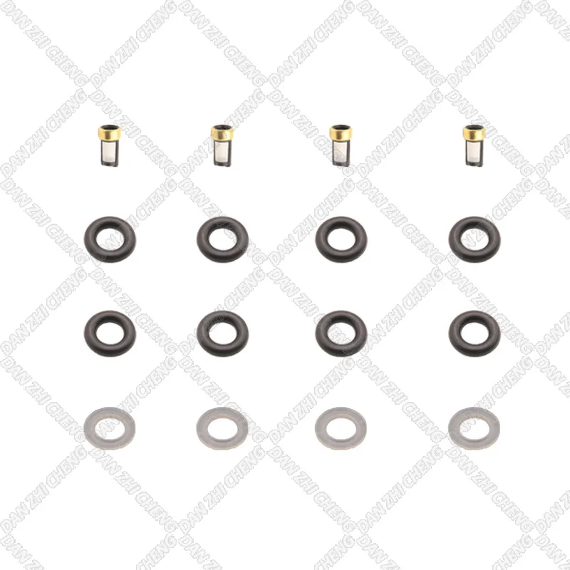 Fuel Injectors Seals O-Ring Repair Filters for Ford Focus Mondeo Cmax 1.8 2.0 Zetec 0280155963