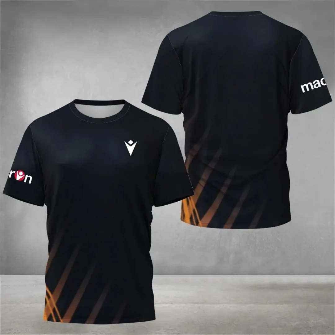 تي شيرت رياضي جديد لصيف 2025، مريح وقابل للتنفس وسريع الجفاف، قميص تنس برقبة مستديرة وأكمام قصيرة، تي شيرت رجالي جديد للصيف، كاجوال