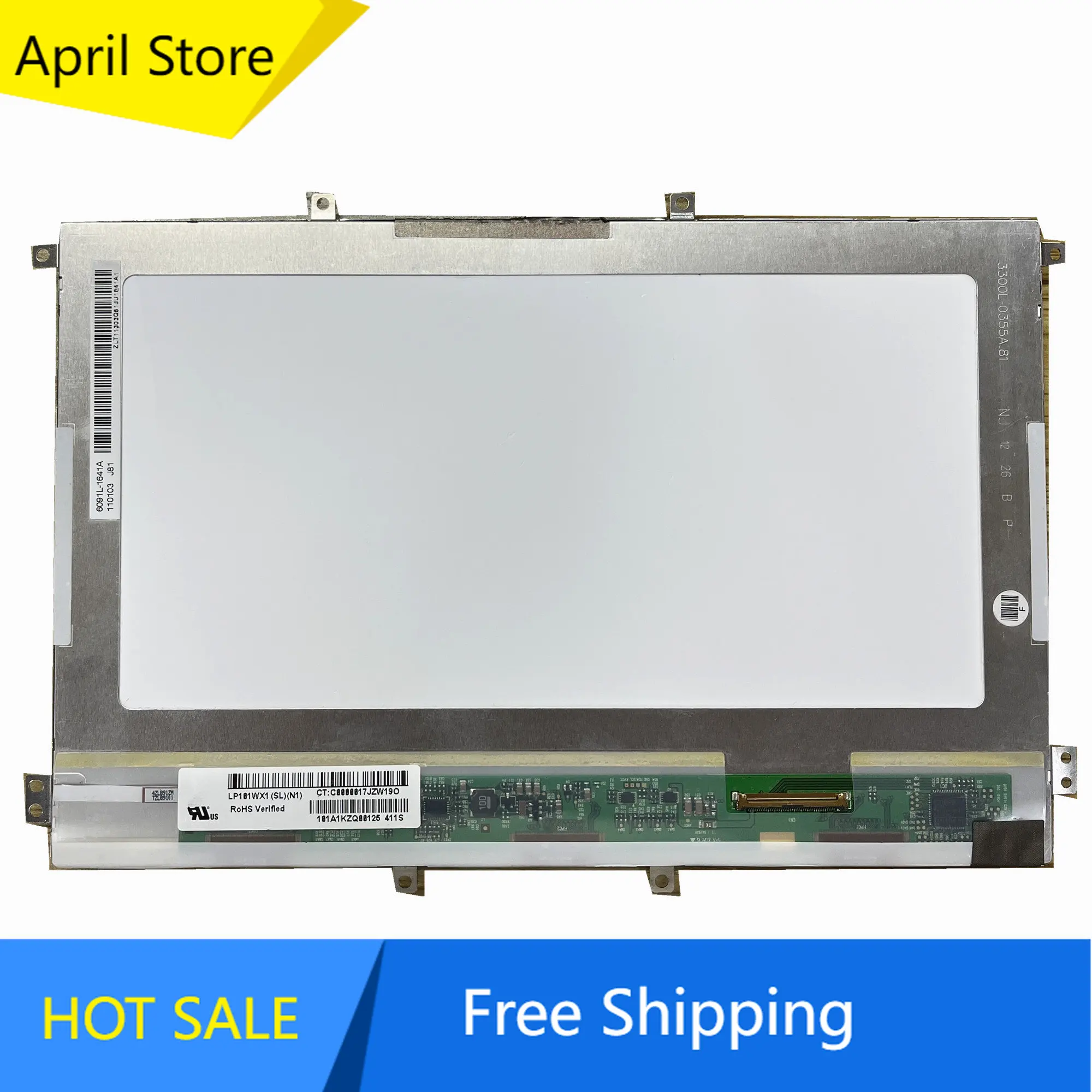 

LP101WX1-SLN1 SLN2 SLN3 B101EW05 HSD101PWW1 A00 10.1 inch Laptop LCD Screen 1280*800 LVDS 40 Pins