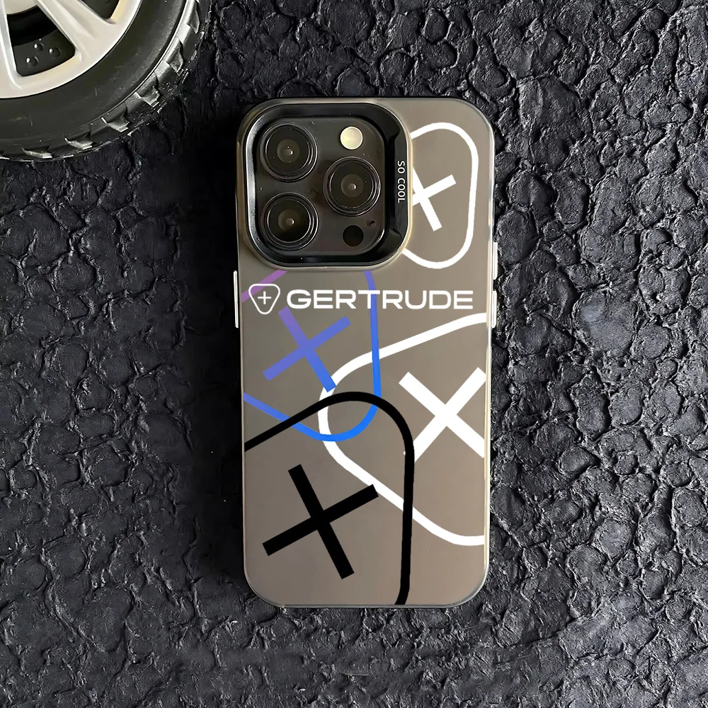 Multicolor G-Gertrudes Frosted Acrylic Phone Case