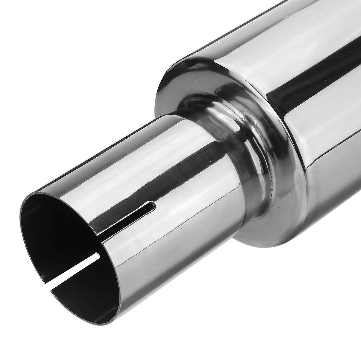 2.25"/2.5"ID Stainless Steel Exhaust Muffler Resonator Tail Tube Silencer Car Muffler Pipe Exhaust System Universal
