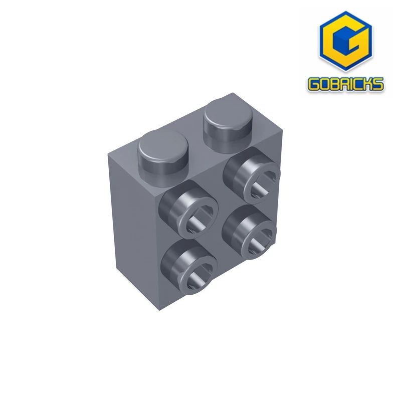 Фото Детский конструктор, модифицированный 1x2x1 2/3 с шпильками на 1 стороне, совместим с lego 22885 детских изделий «сделай сам» №1