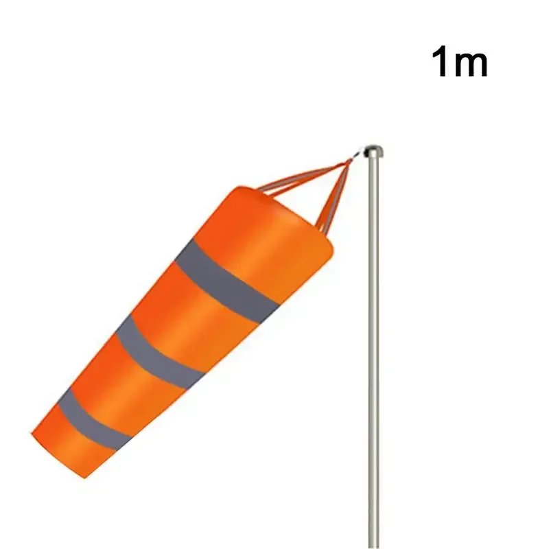 Wind sock 40/60/80/100 reflective scratchproof windproof fluorescent for outdoor weathervane