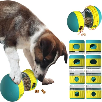 Interactive Dog Slow Feeder Toy Dog Puzzle Toys Food Dispenser for Medium Small Dogs Treat Dispensing Toy to Improve Digestion E 4