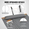 VEVOR Two Person Hammock with Stand Included Heavy Duty 480lb Capacity with 12FT Steel Stand & Portable Carrying Bag & Pillow 6