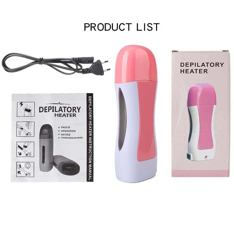 Handheld Electric Wax-melt Heater Machine Portable Epilator Roll on Wax Depilatory Heater Skin Care Tools Hair Removal Hair Removal Wax Heater