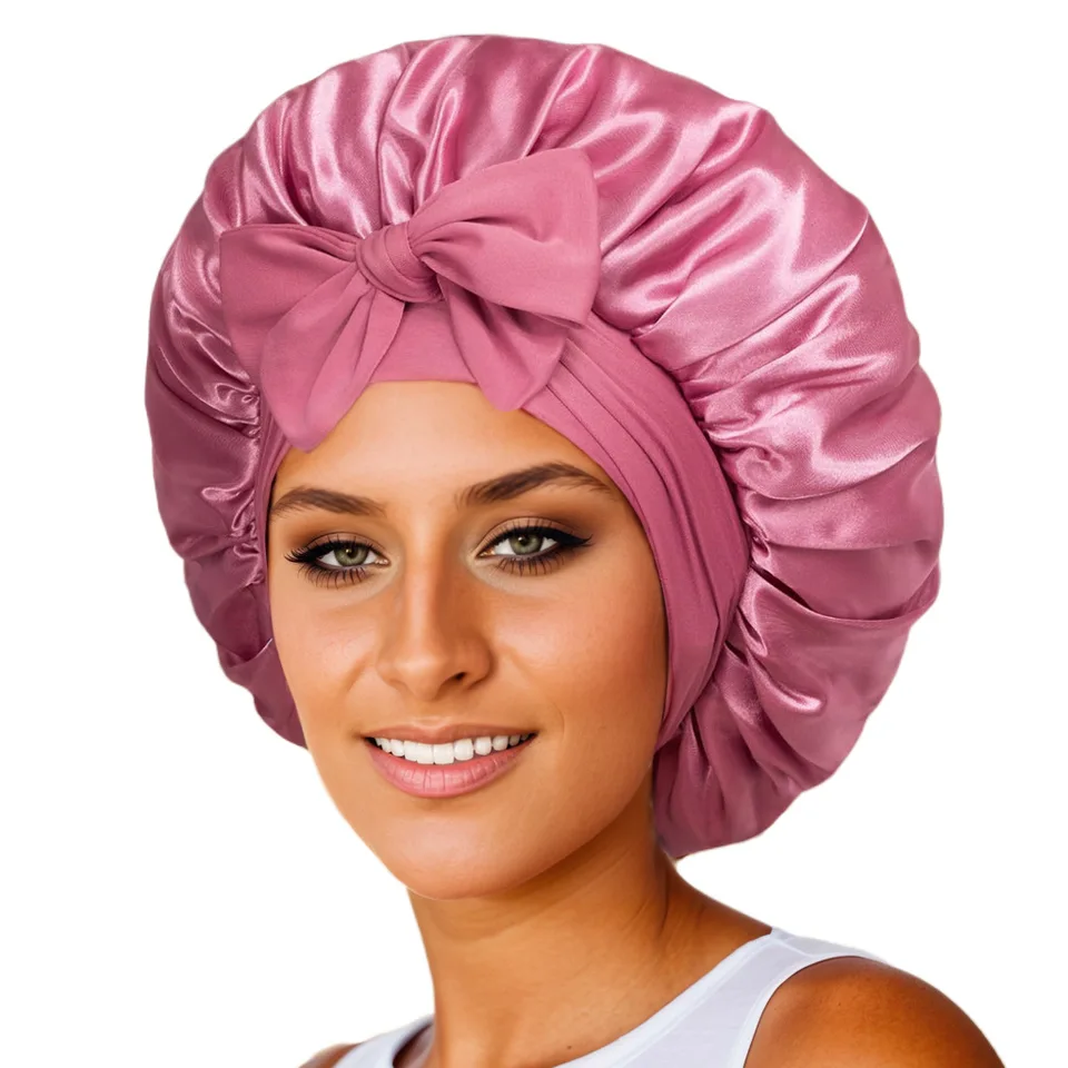 Cappello Per Capelli In Seta Per Ricci, Berretto Notturno DE