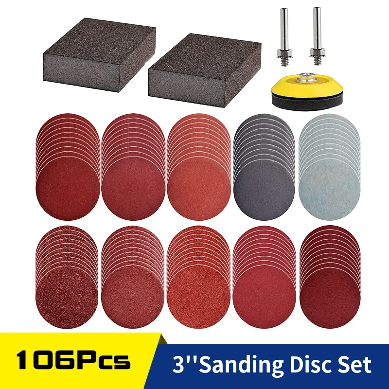 Sanding Drum Set, Including 1/4 3/8 1/2 Inch Drum Sander Sanding