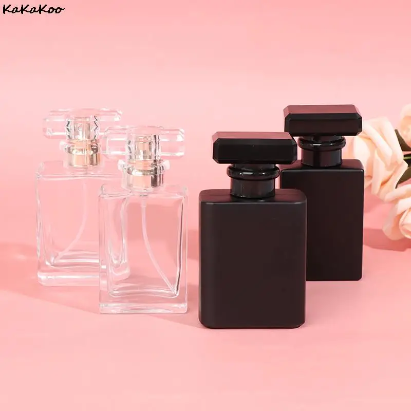 

Thick Glass Refillable Perfume Bottle Sprayer Pump Perfume Bottles Container Cosmetic Containers 2022 New Year Gift Most Popular