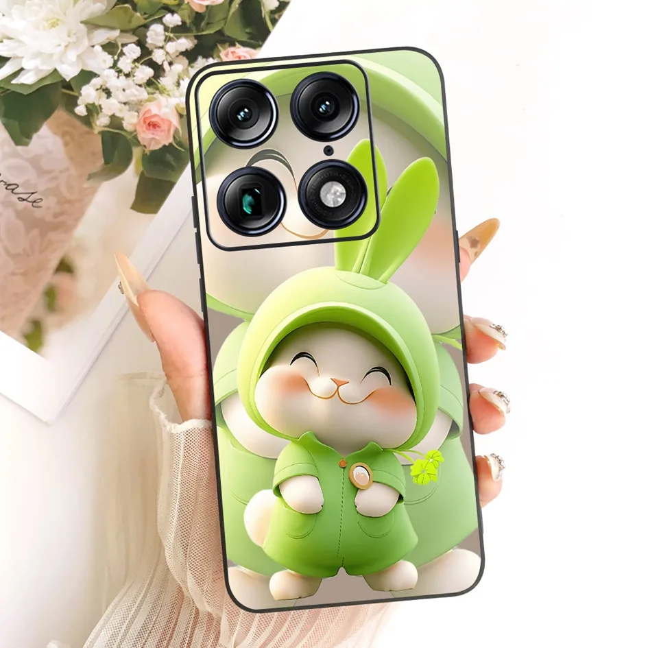 Floral Marble Soft Silicone Protective Case