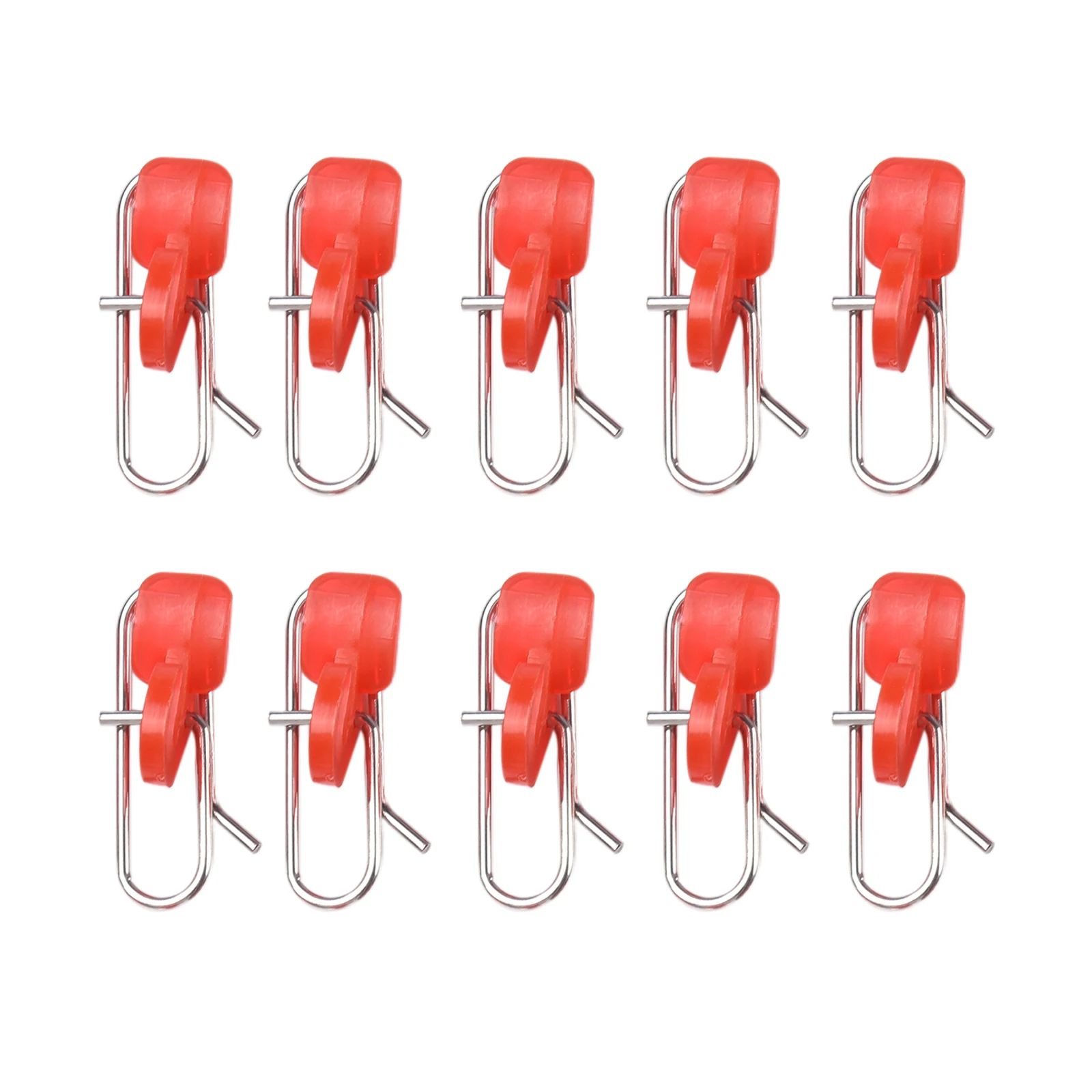 10pcs Stainless Steel Sea Fishing Bait Clip HookBait Release Clip 10pcs Stainless Steel Sea Fishing Bait HookBait Release