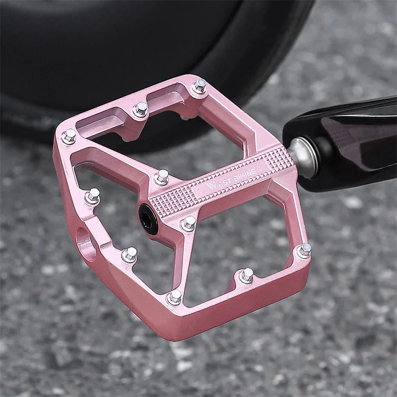 West Biking YP0802085 Brede cykelpedaler MTB i aluminiumslegering - Image 6