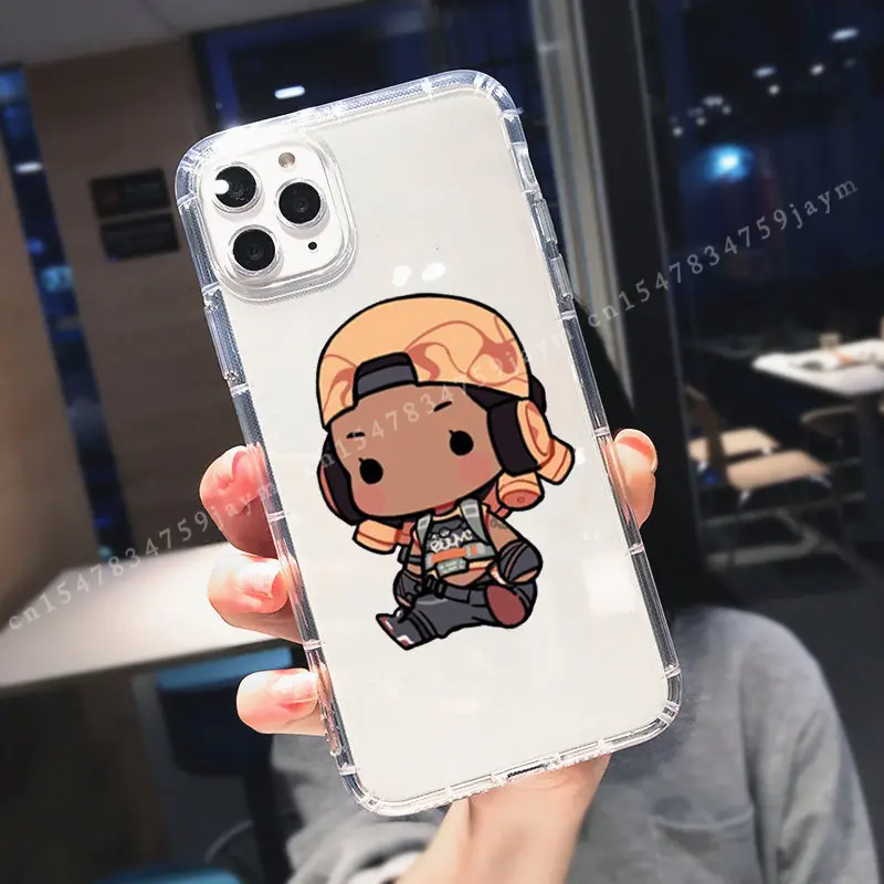 Cute Cartoon Valorant Killjoy Clear Phone Case For Iphone 14 Pro Max 13 11  12 Xs X Xr 8 7plus Shockproof Soft Tpu Cover Fundas - Mobile Phone Cases &  Covers - AliExpress