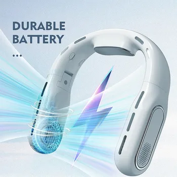 portable bladeless hanging neck fan 1