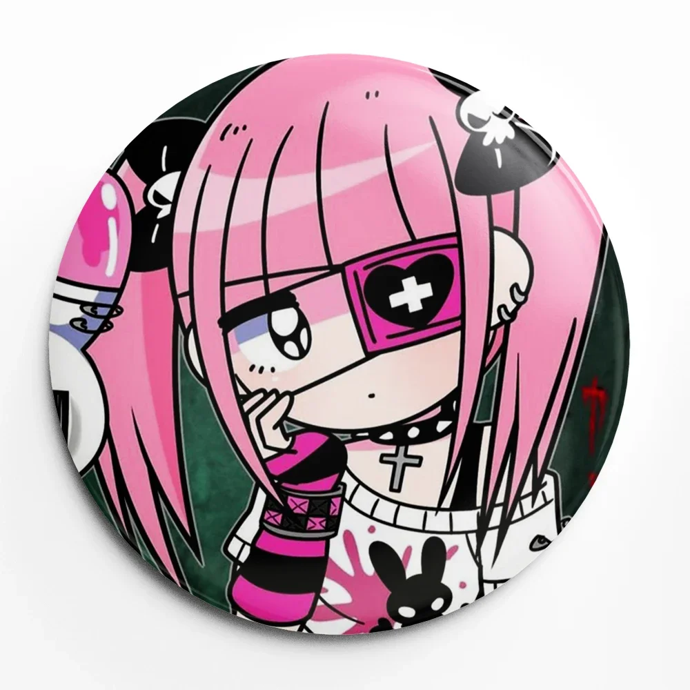 thumbnail image 2 of Custom Design Kawaii Japan Anime Souvenir Brooch Lapel Pin Badge Metal Cute Cartoon Character Random Lot Enamel Pin - Hard Enamel Pins And Enamel Pins For Clothes Price 2 of 14