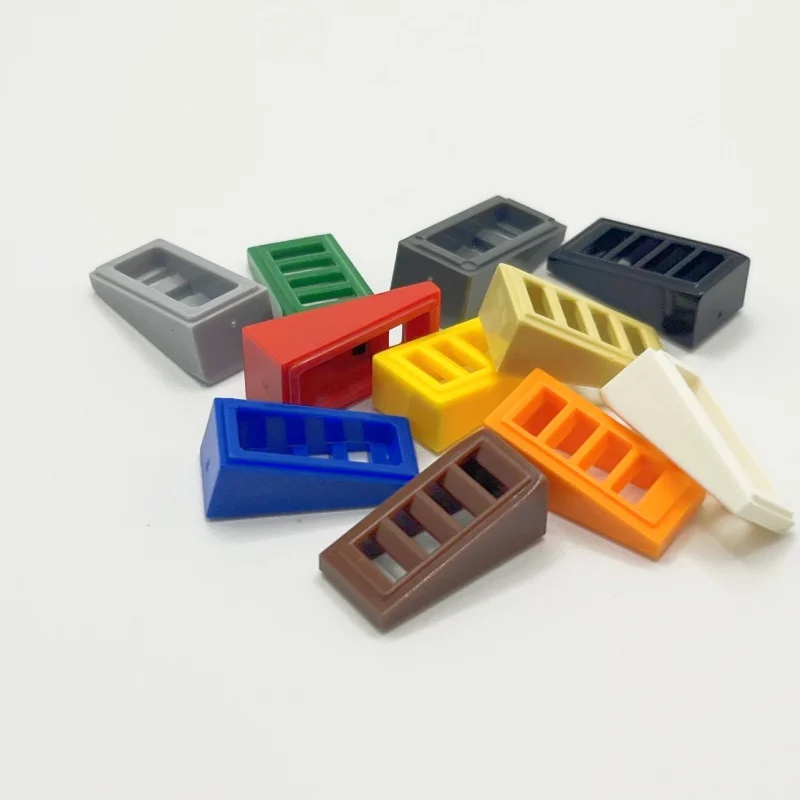 

61409 18863 67119 склон 18 2x1x2/3 с 4 слотами кирпичи коллекция объемная модульная игрушка для технической мощности «сделай сам» строительные блоки