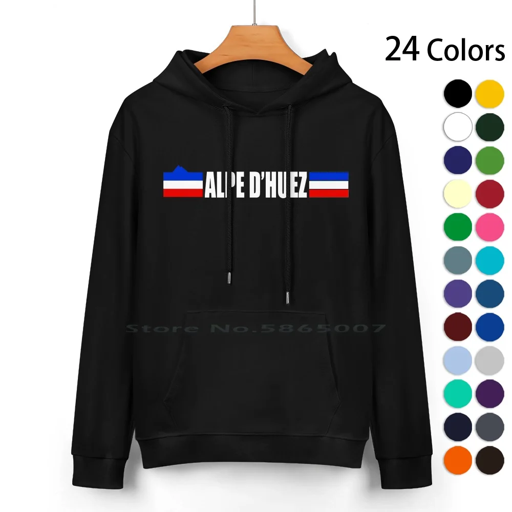

Alpe D'huez Cycling Pure Cotton Hoodie Sweater 24 Colors Alpe Dhuez Cycling Mountain Col Du Tormalet Mont Ventoux Gradient