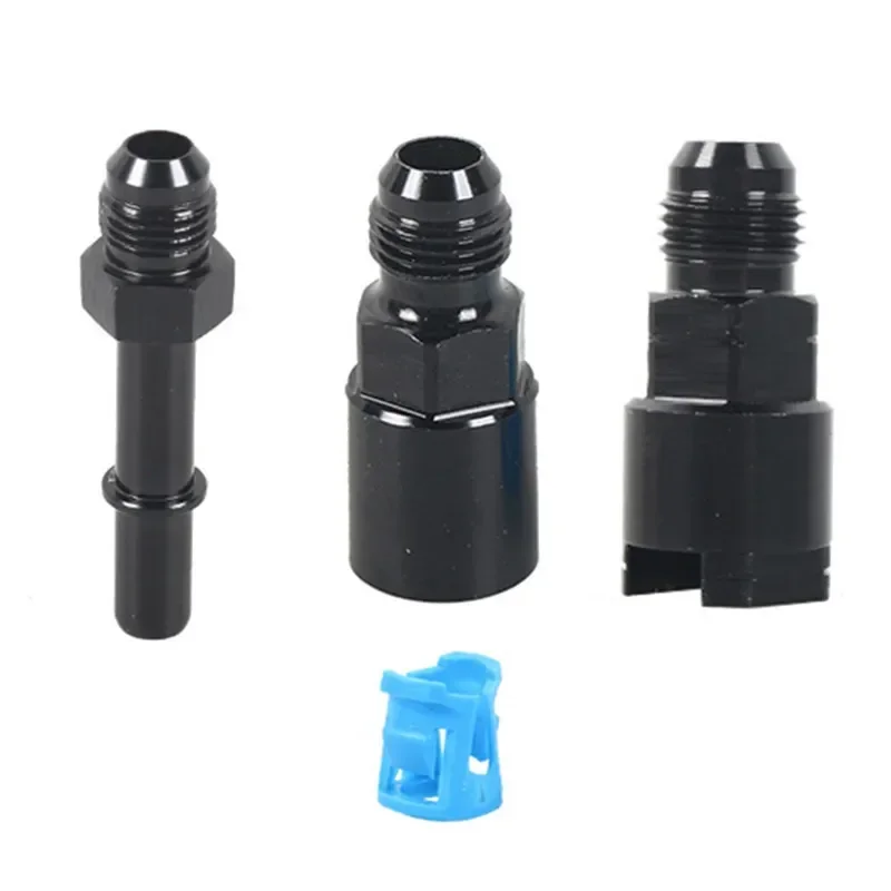 Fuel Adapter Fitting Quick Connect 6AN AN6 Male To 3/8" 5/16" AN8 8AN Quick Disconnect Male Push On 1/2Pcs