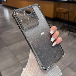 Cover protettiva scintillante con elettroplaccatura per telefono