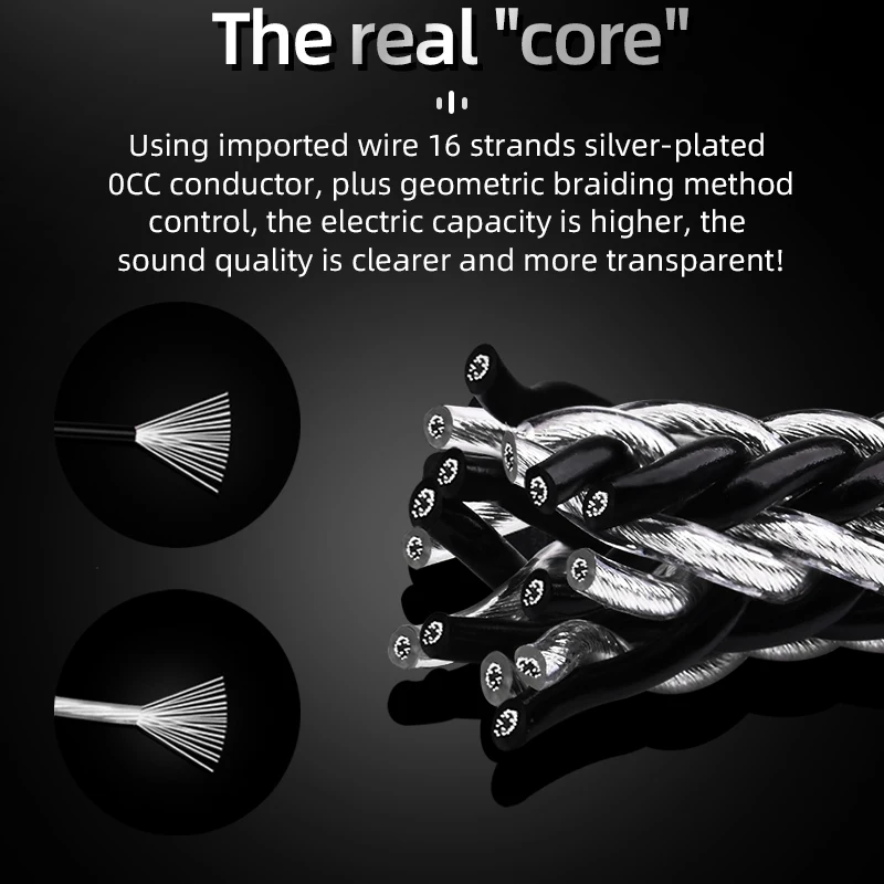 ATAUDIO-HiFi  Upgrand ̺ OCC  ǹ ھ ̺, HD800 2.5, 3.5, 4.4, 6.35mm xlr  ÷   ̺