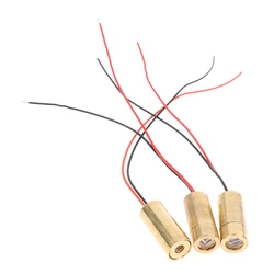 1PC Laser head 650nm 9mm 3V 50mW Laser Cross Diode Module Red Copper Head 5MW