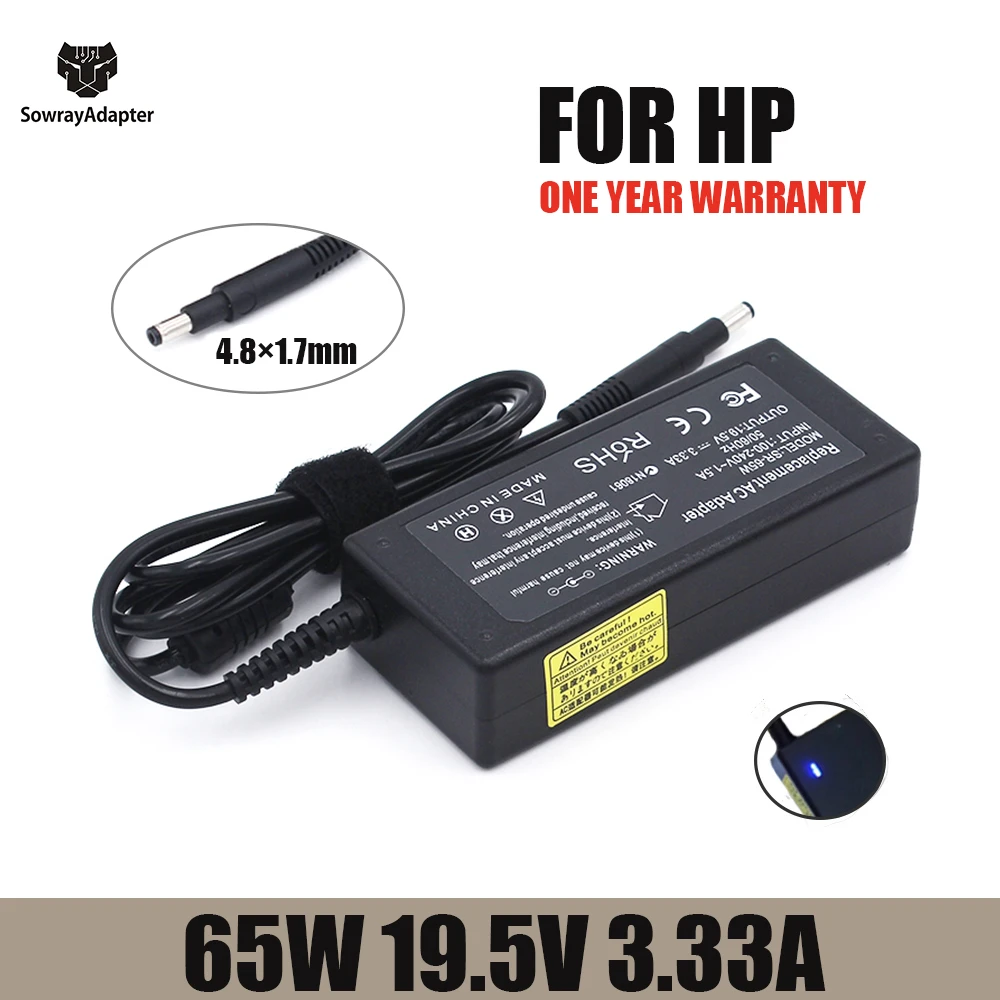 19.5V 3.33A 4.8*1.7mm 65W laptop AC power adapter charger For HP ENVY 4 6  Serie HP G7000 COMPAQ 6720S 6820S 530 550 550 620 625|Laptop Adapter| -  AliExpress