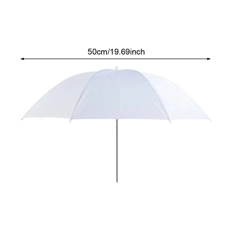 20inch 50cm Photography Soft Light Umbrella Photo Studio Shooting Prop Flash Lighting Accessories Umbrella Photography Reflector