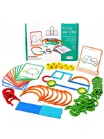 Creative Stick and Loop Puzzle, children's Intellectual Development, Early Education, Toy Color Cognition and Hands-on Ability 1