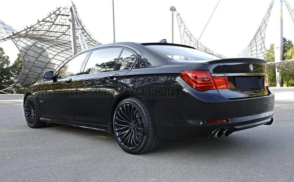 Verwendung für BMW 7er F01 Spoiler 2008-2014 Jahre Limousine glänzend  schwarz Kohle faser Heckflügel AC-Stil Sport zubehör Bodykit - AliExpress