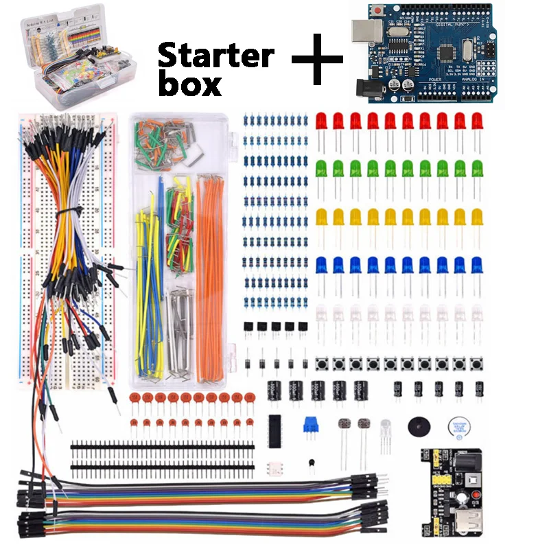 Beginner-DIY-Project-Starter-Kit-For-Arduino-UNO-R3-Kit-Electronic ...