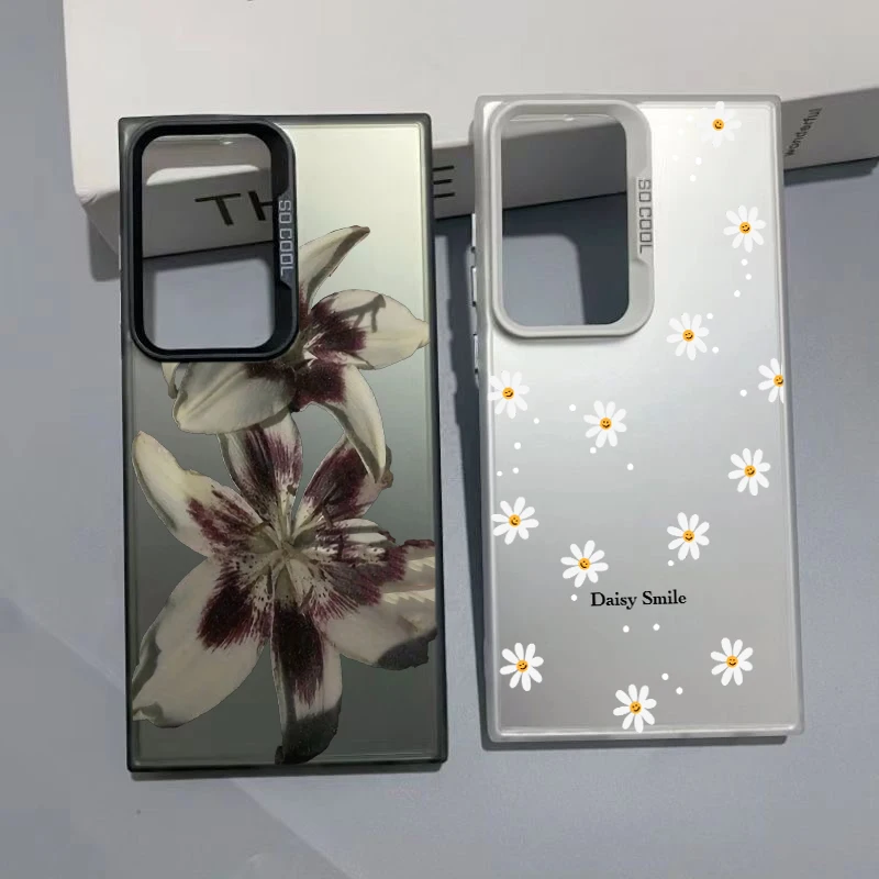 Lily Daisy Flower Design Phone Case