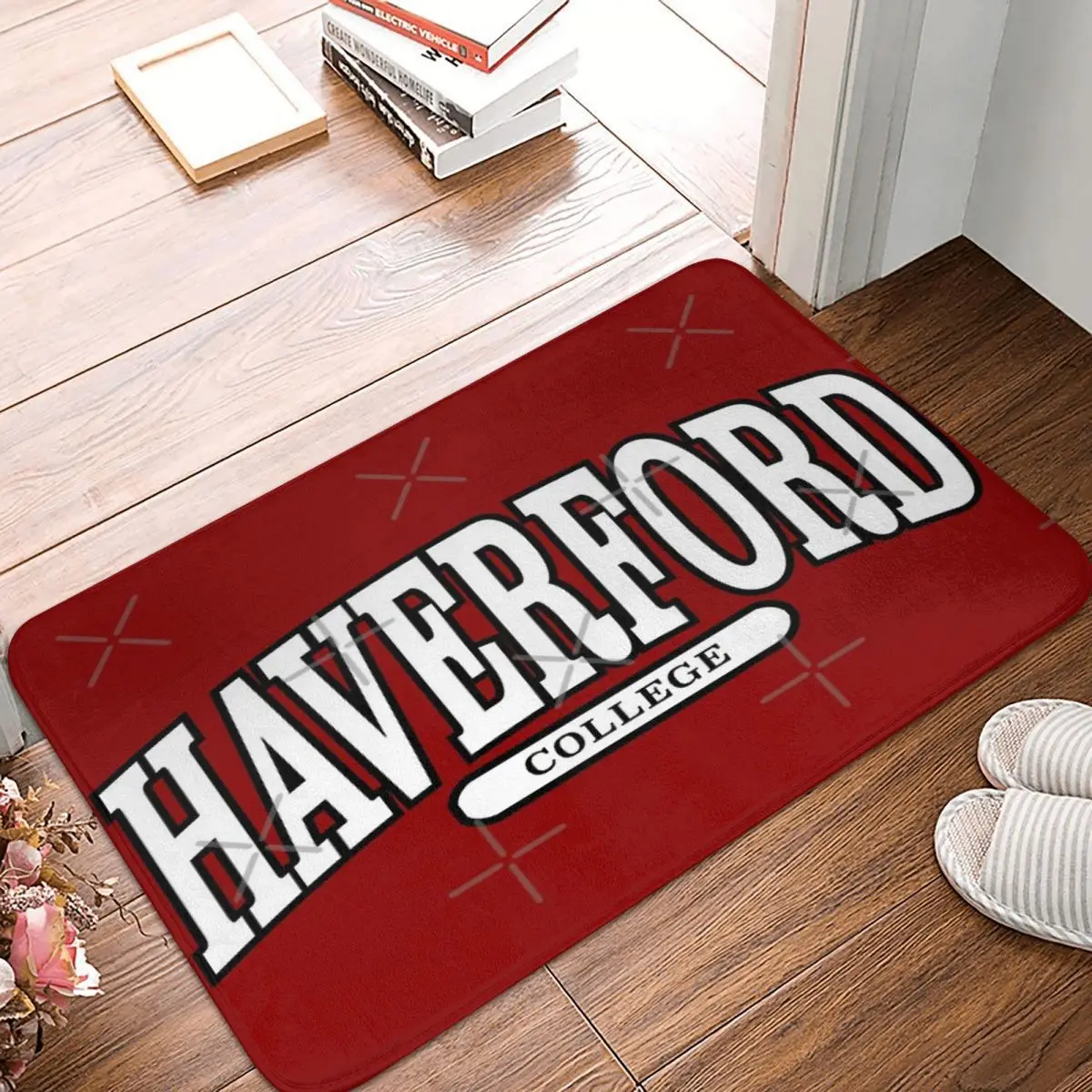 Haverford College - Serif Font Tappeto Curvo Tappeto Corridoio Tappetino Morbido