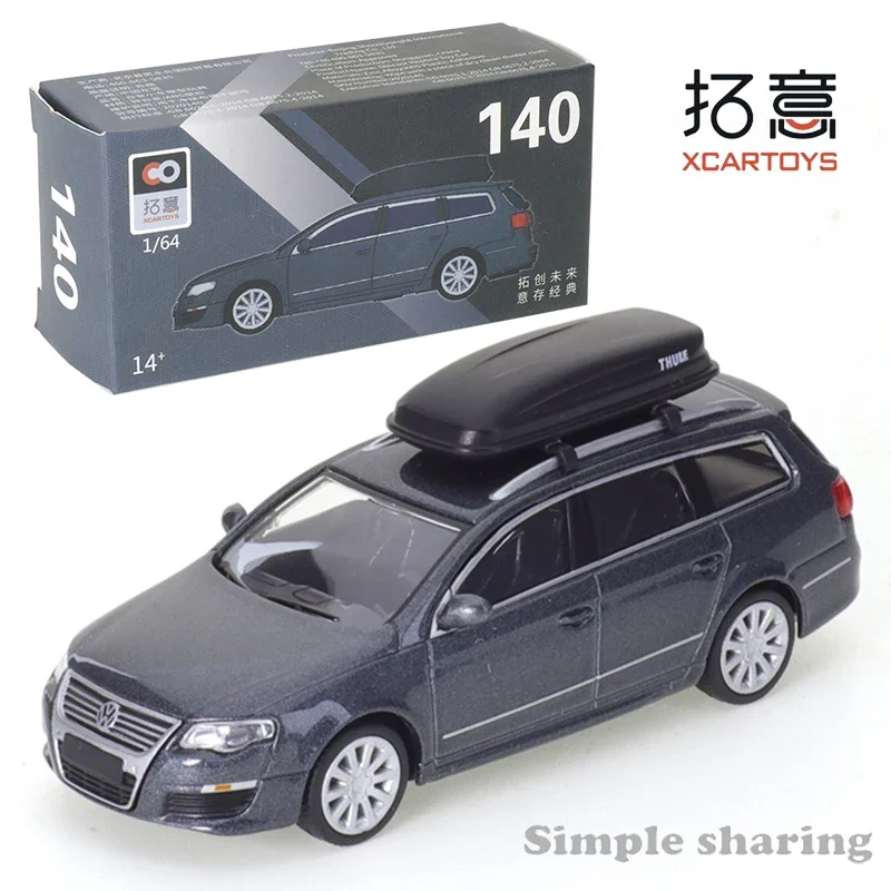 

XCARTOYS 1/64 Miniature Model Alloy Die Cast Car Model Volkswagen R36 B6 Wagon Gray Alloy Diecast Model Car Toy Collection Gift